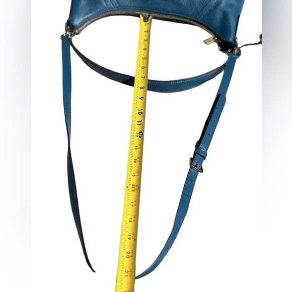 Michael Kors Blue Satchel Leather Purse - Picture 6 of 13